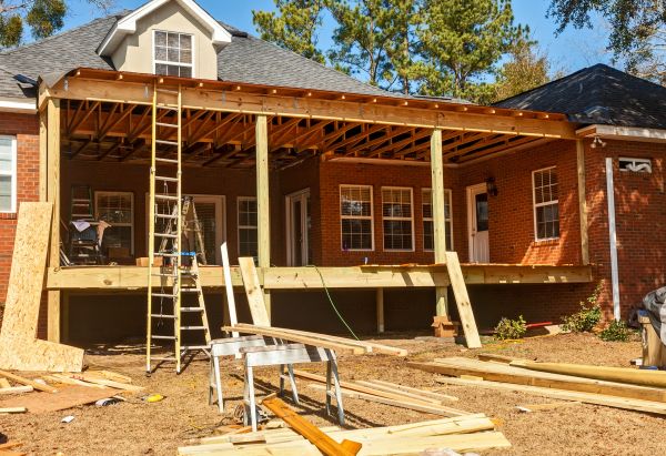 Porch Raising in Auburn